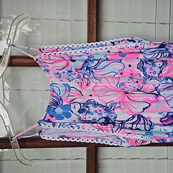 Lilly Pulitzer Gianni Skort Romper Prosecco Pink - Picture 4 of 8